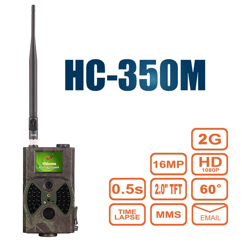 Suntek HC350M HC300M охоты Камера 16MP 0.5s триггер фото ловушка 1080P дикая Ночное видение MMS