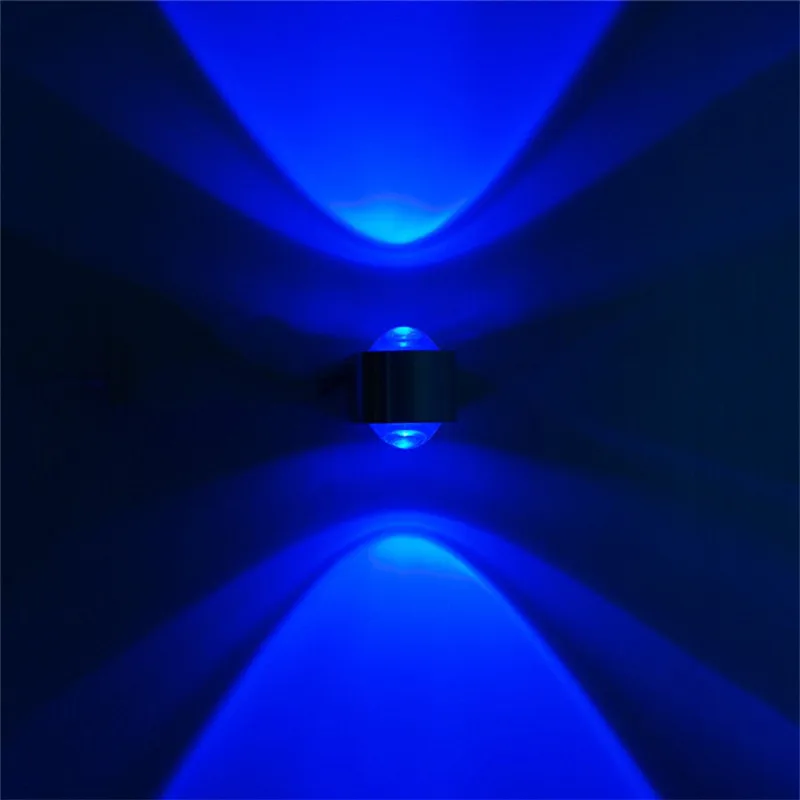 Современный светодиодный настенный светильник 2 Вт с выпуклыми кристаллами и