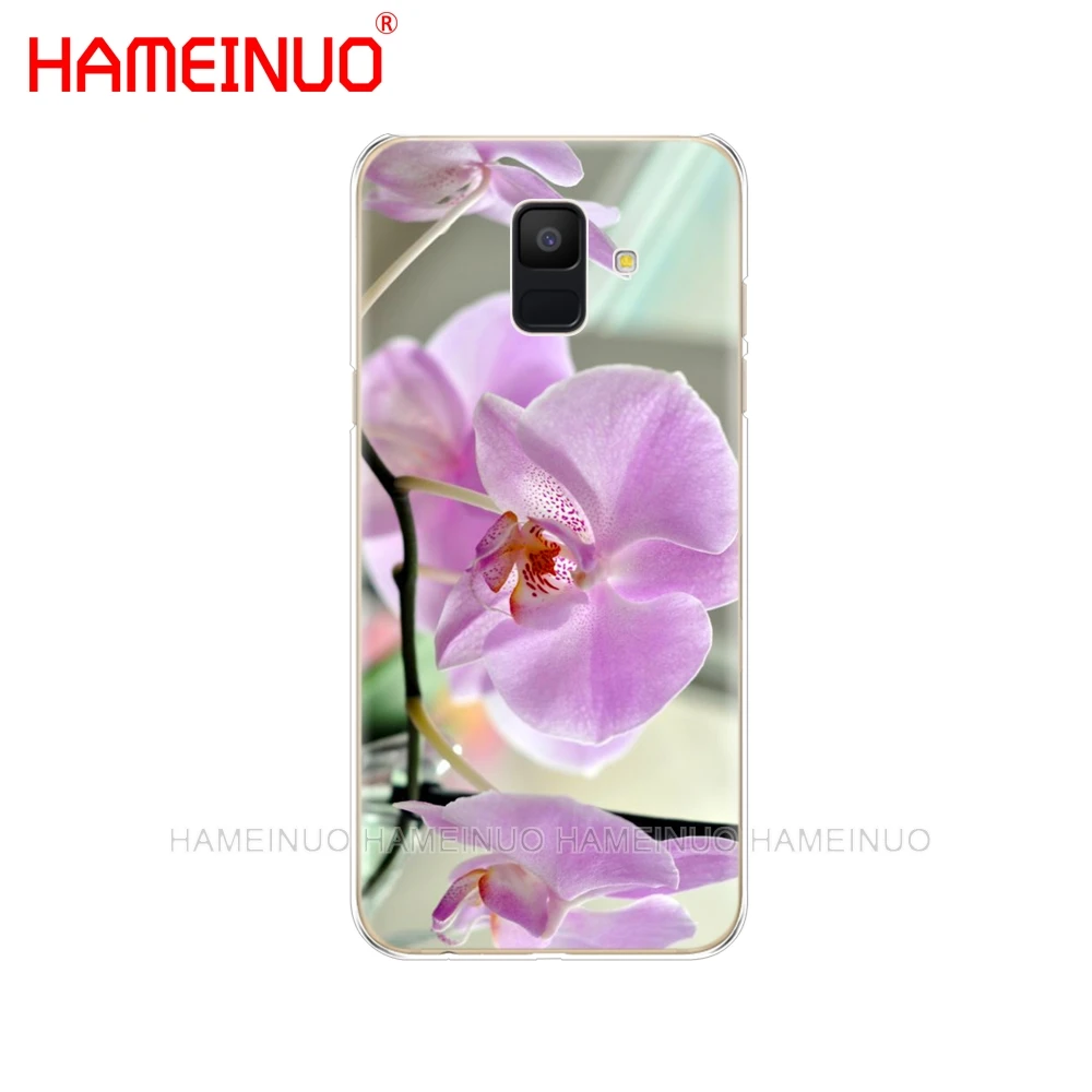 HAMEINUO цветы орхидеи Красочная обложка чехол для телефона для samsung Galaxy J4 J6 J8 A9 A7 A6 A8 плюс j7 duo - Цвет: 42645