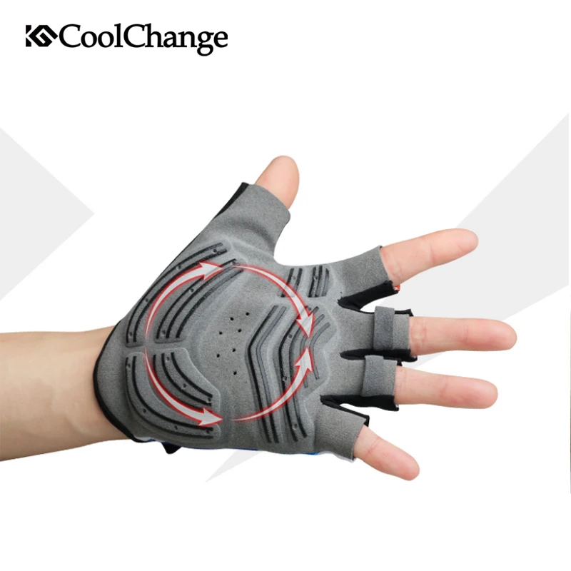 2017 CoolChange MTB велосипедные перчатки полупальцевые мужские женские летние