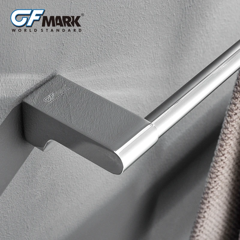 GFmark хромированная вешалка для полотенец настенное крепление ванной комнаты