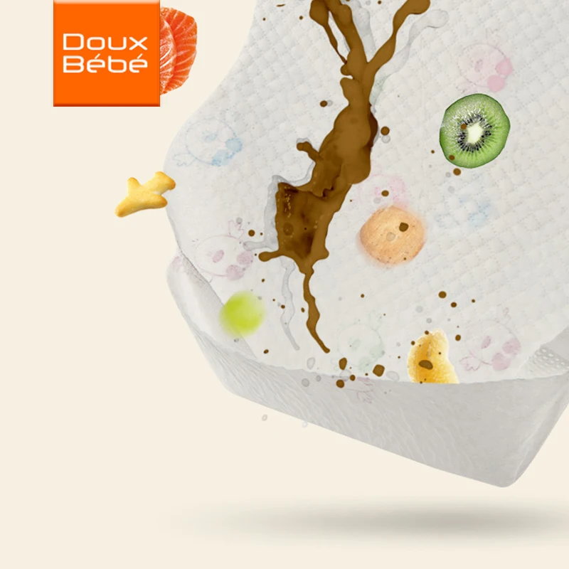 Doux Bebe 20 шт./лот стерильные одноразовые нагрудники новорожденных