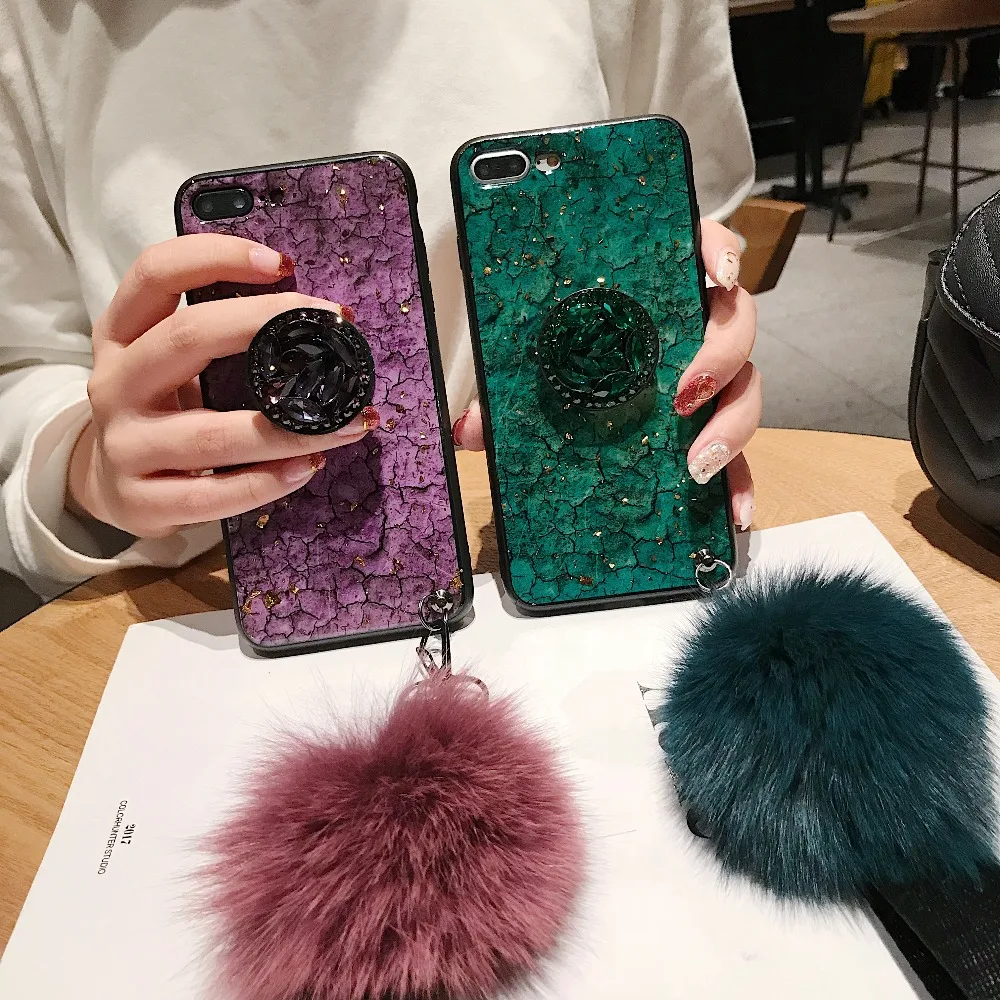 Модные золотые Фольга Мрамор узор чехол для телефона samsung S8 S9 плюс Кристалл