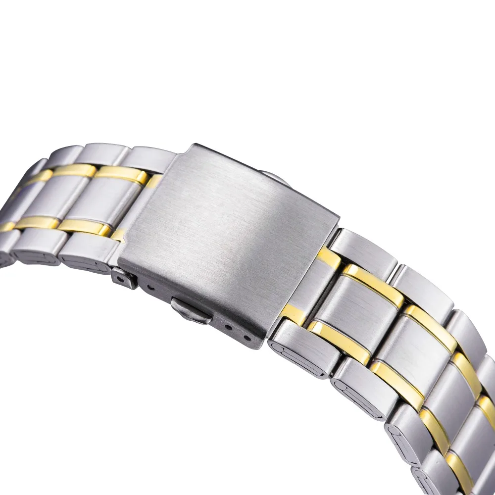 2015 мужские автоматические механические наручные часы с полностью стальным