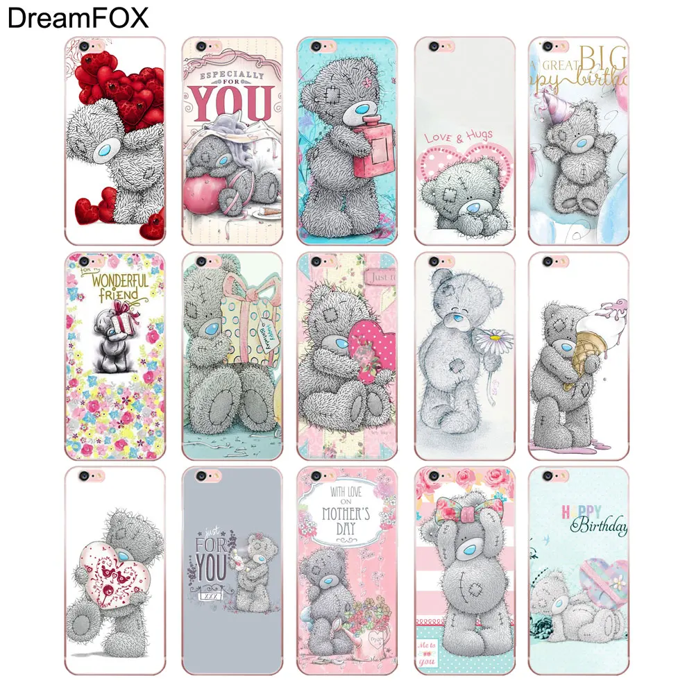 M206 Cute Teddy Bear Soft TPU Silicone Case Cover For Apple iPhone 11 Pro X XR XS Max 8 7 6 6S Plus 5 5S SE 5C 4 4S |