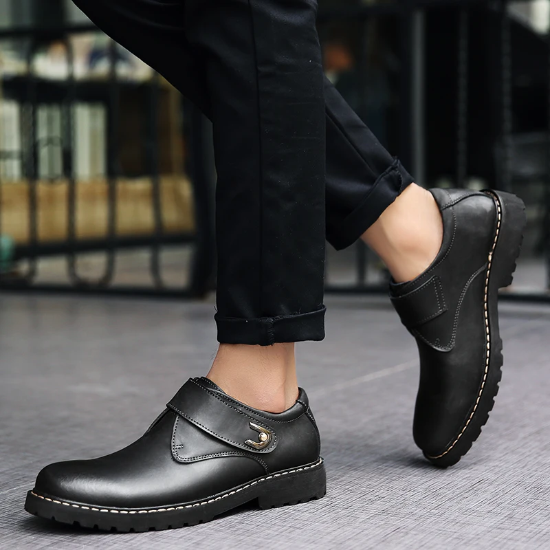 Men DR Martin Shoes 2016 Winter Warm Full Grain Leather Tooling Derby Retro Fashion Male Ankle | Обувь