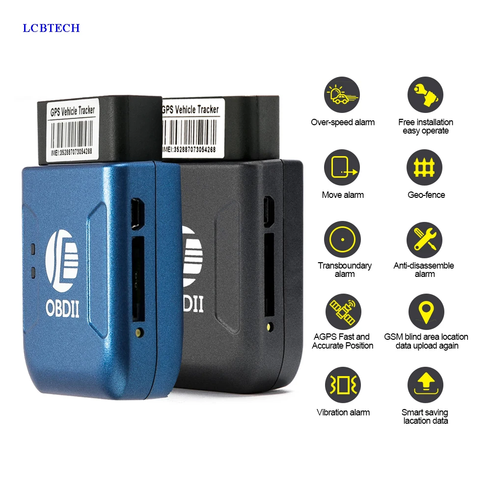 Новинка GPS TK206 OBD 2 в реальном времени GSM четырехдиапазонный Антивор вибрационная