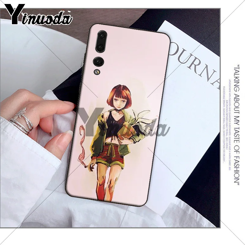 Yinuoda Leon Matilda Natalie Portman мягкий чехол для телефона из ТПУ Huawei P10 plus 20 pro P20 lite mate9 10 honor