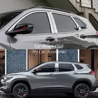 Аксессуары из нержавеющей стали для Chevrolet Tracker Trax 2019 автомобиля окна литья полосы рамки ABC столб накладки на панель украшения