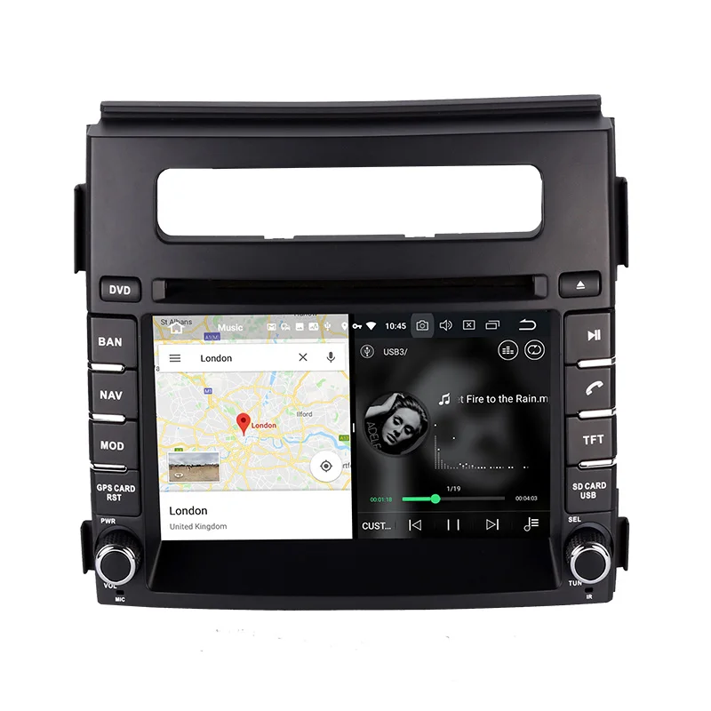 Belsee 2 Din 4GB 9,0 Android автомобильный Радио Стерео сенсорный экран gps DVD мультимедийный плеер головное устройство авторадио для Kia Soul 2012 2013