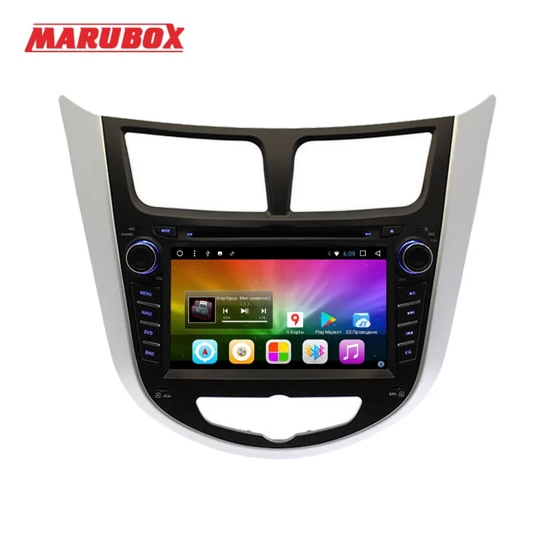 Головное устройство Marubox для HYUNDAI Solaris 2012 2016 автомагнитола Verna 2 Din Android 8 1 GPS