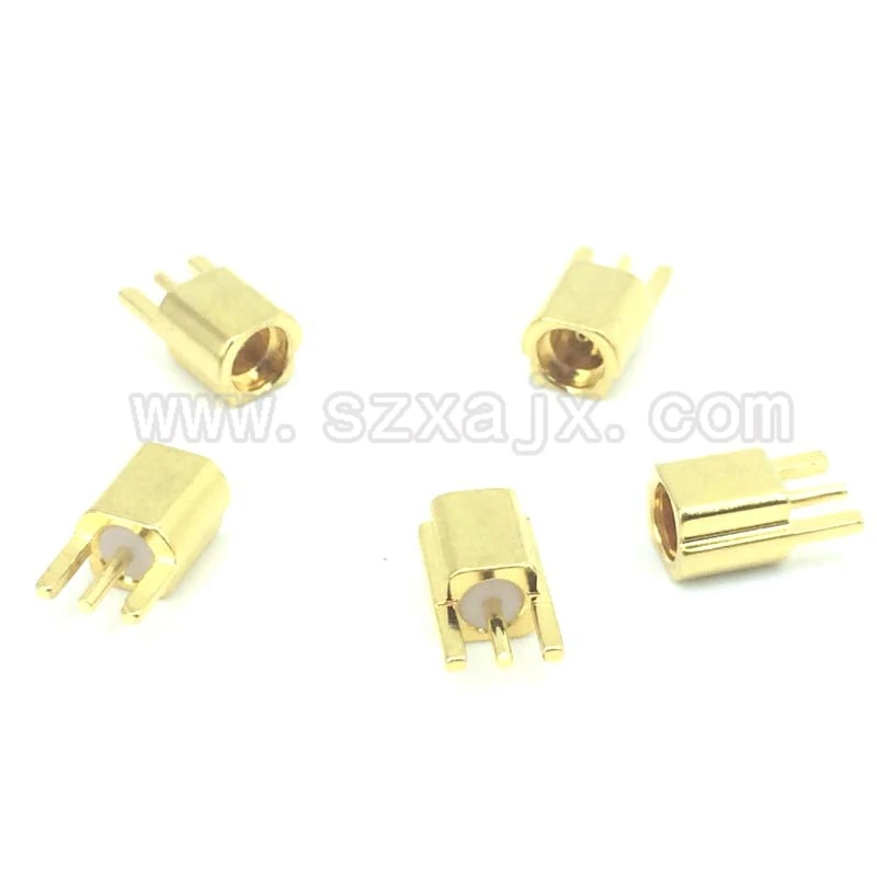 5 шт. MMCX гнездовой разъем для монтажа печатной платы с прямой позолоченной