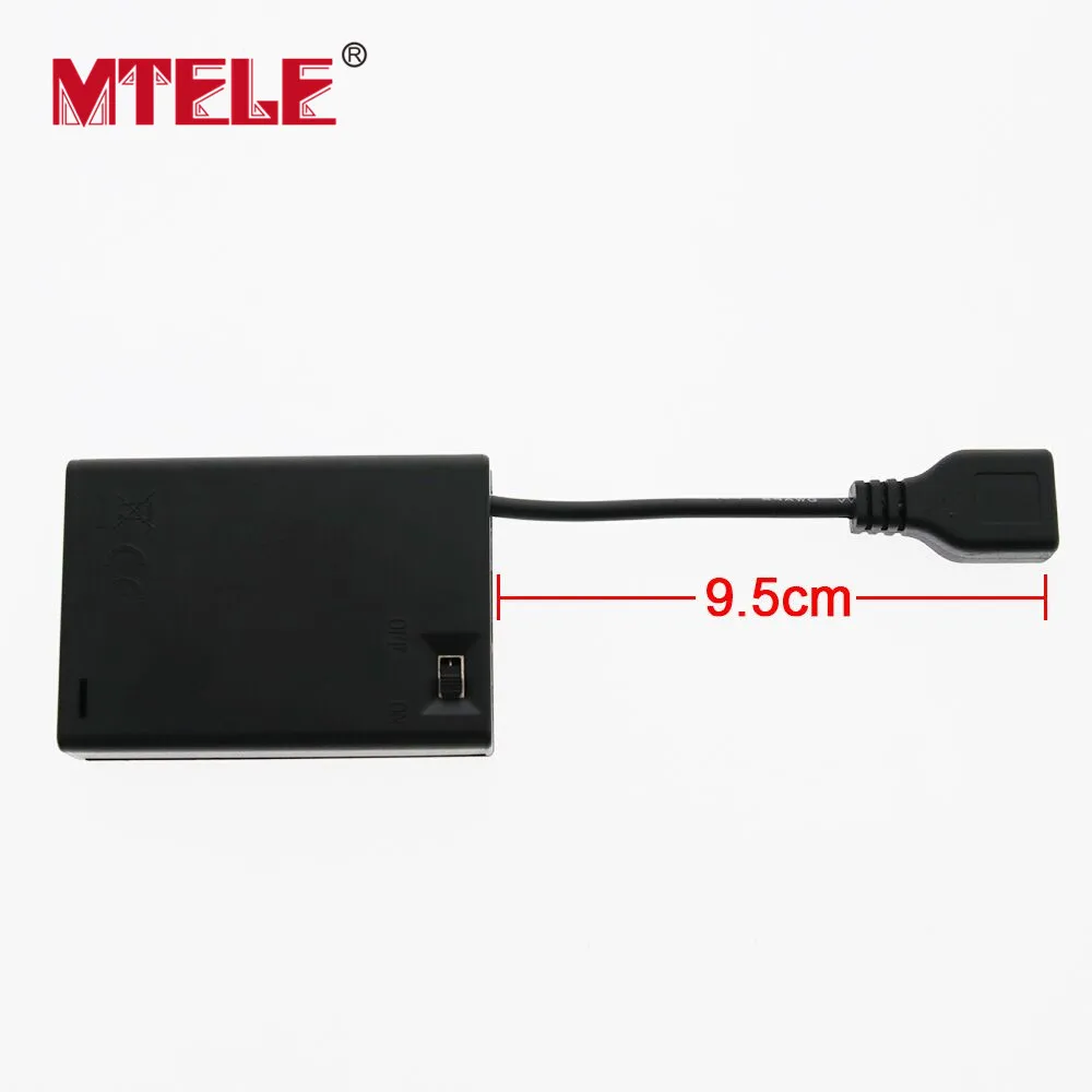 MTELE Высокое качество 7 USB розетки небольшой Разветвитель переключатель и батарейный блок с Usb портом для Светодиодный светильник Up Kit модель здания