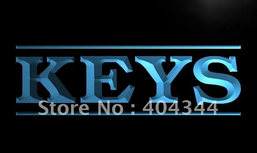 

Светодиодная неоновая световая вывеска LB274- Keys, поделки для домашнего декора
