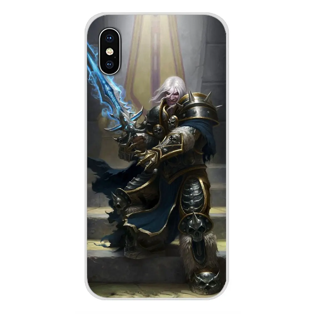 Чехол из ТПУ для Samsung Galaxy S3 S4 S5 Mini S6 S7 Edge S8 S9 S10 Lite Plus Note 4 5 8 9 World of Warcraft lich king