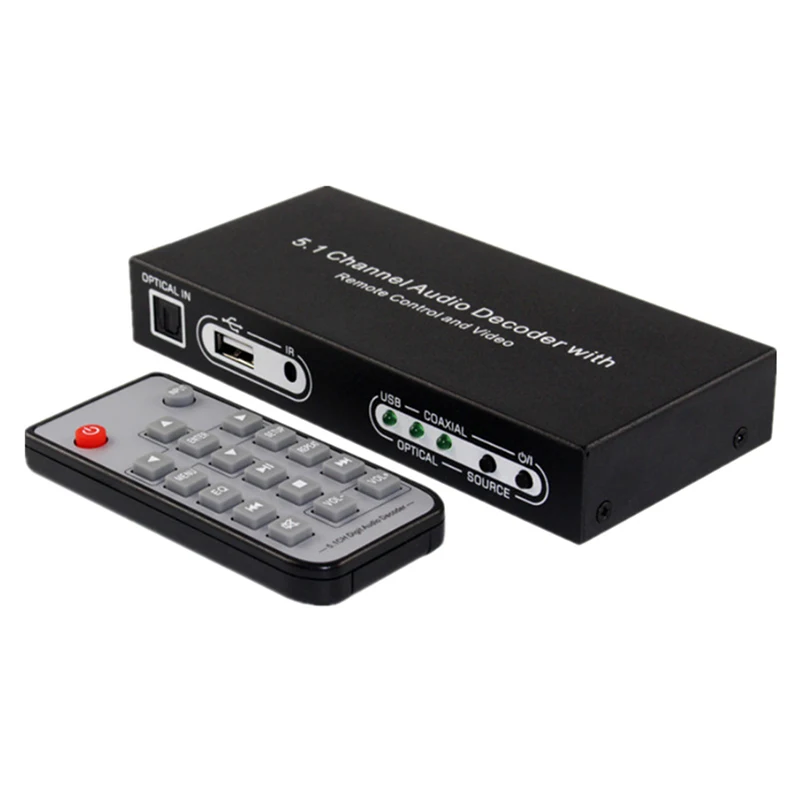 5 1 канальный аудио декодер AC3 DTS цифровой оптический SPDIF Toslink/коаксиальный 5.1CH