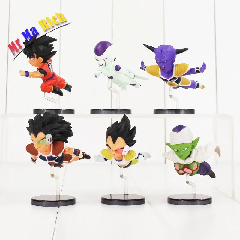 6 шт./компл. Dragon Ball 30th Flight Super Saiyan Raditz Vegeta Son Goku Frieza Piccolo игрушка фигурка|figure toy|set dragon