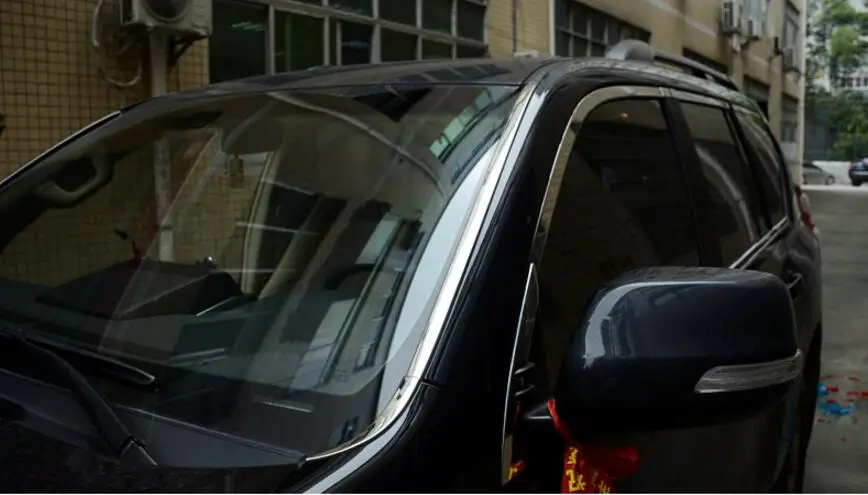 Нержавеющая сталь Chrome лобовое стекло отделкой прокладка крышки снаружи