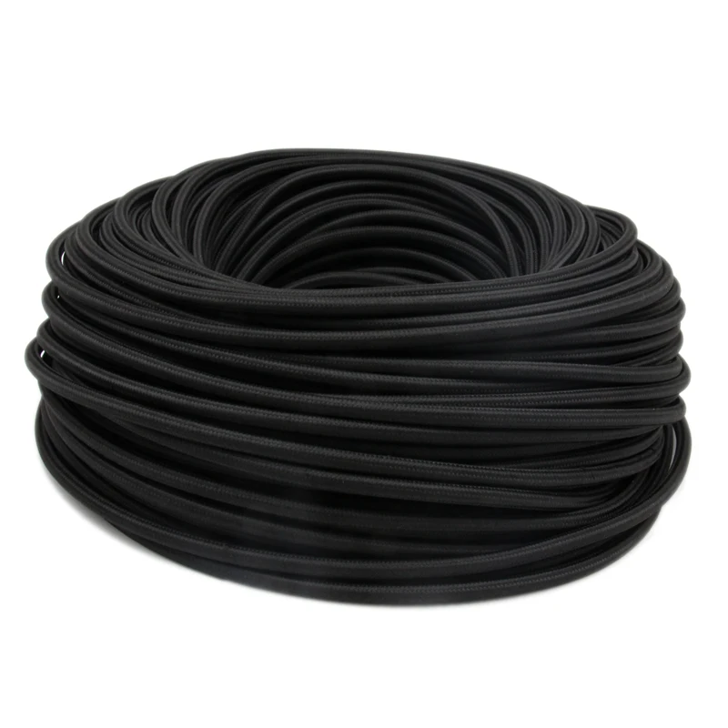2 жильный тканевый кабель 18AWG изолятор из ПВХ шнур питания Электрический провод