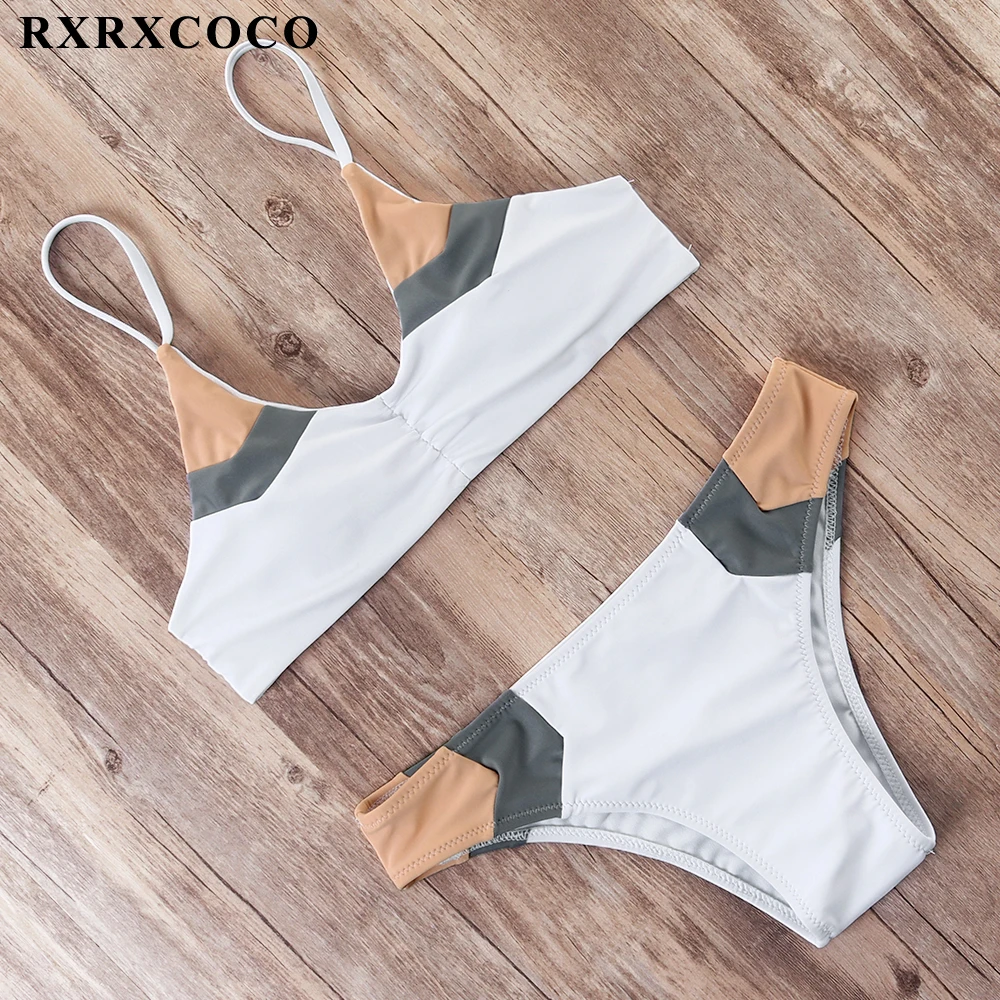 Купальник RXRXCOCO Женский бразильский бандажный купальник с чашками пуш-ап