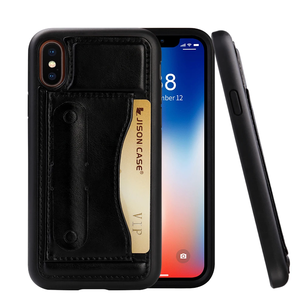 Jisoncase Чехол для мобильного телефона iPhone X чехол 360 градусов Полная защита Жесткий