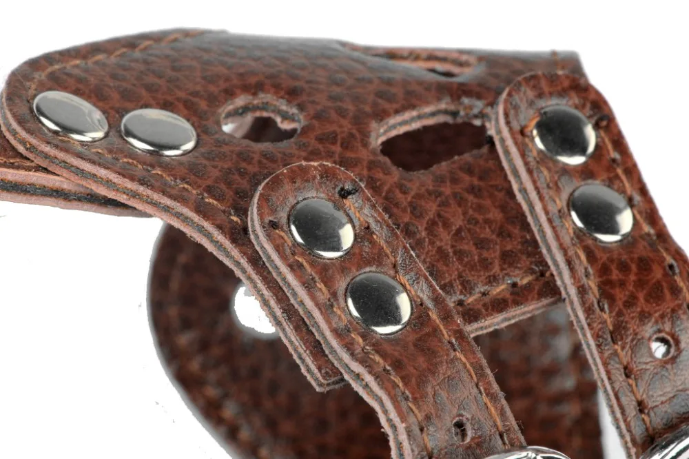 WALFOS 4 размера!!! 2016 новый высокое качество кожаный намордник любимчика собаки