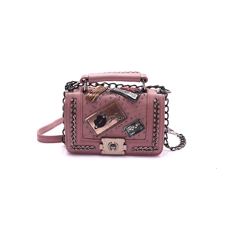 SIDAITE/2016 модные женские сумки через плечо в стиле панк дизайнерские мессенджеры