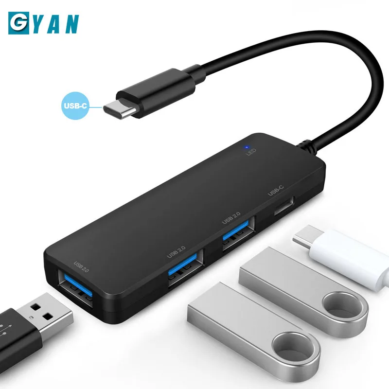 USB 2 0 Hi-Скорость 4-Порты сплиттер концентратор адаптер для ПК компьютер |
