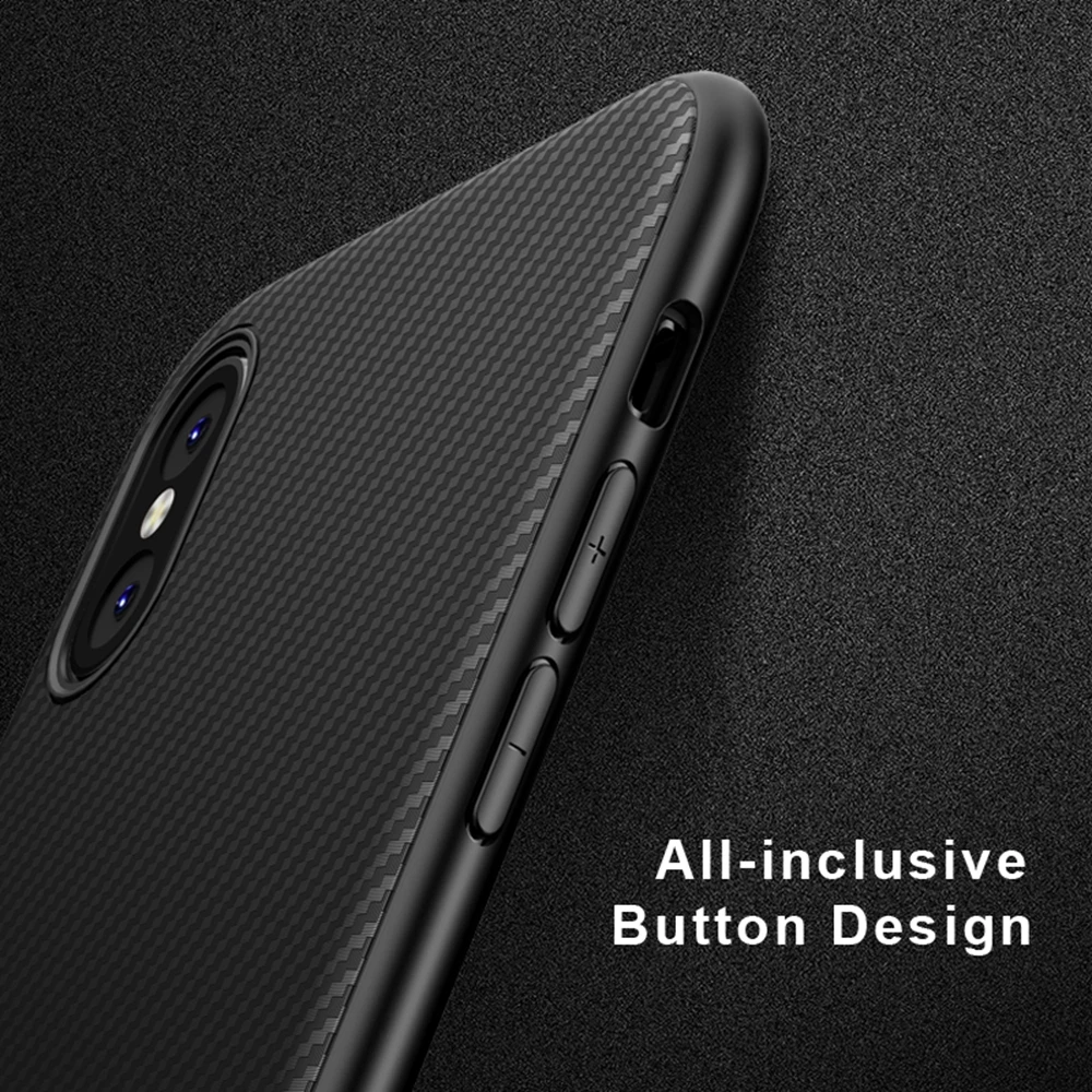 FLOVEME для iPhone X 10 чехол роскошный, деловой чехол из углеродного волокна для iPhone 8 7 6 6S Plus силиконовый чехол для телефона аксессуары