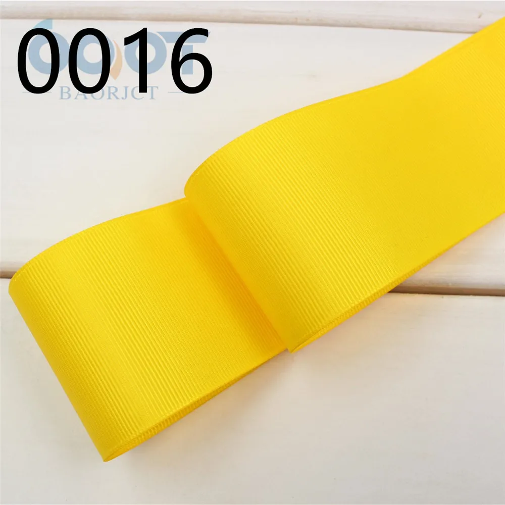 

OOOT BAORJCT 173242 50mm10yard Solid Color Ribbons Thermal transfer Printed grosgrain Wedding Accessories DIY handmade material