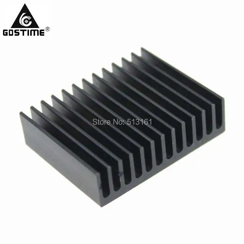 2 шт./лот Gdstime 40x32x10 мм усилитель пельтье охладитель радиатор алюминиевый