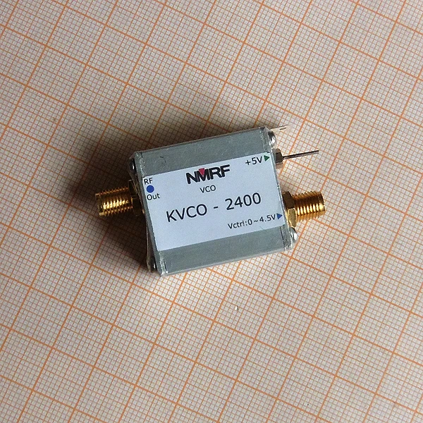 KVCO 2400 2 4 GH RF микроволновый регулятор напряжения VCO источник сигнала подметания