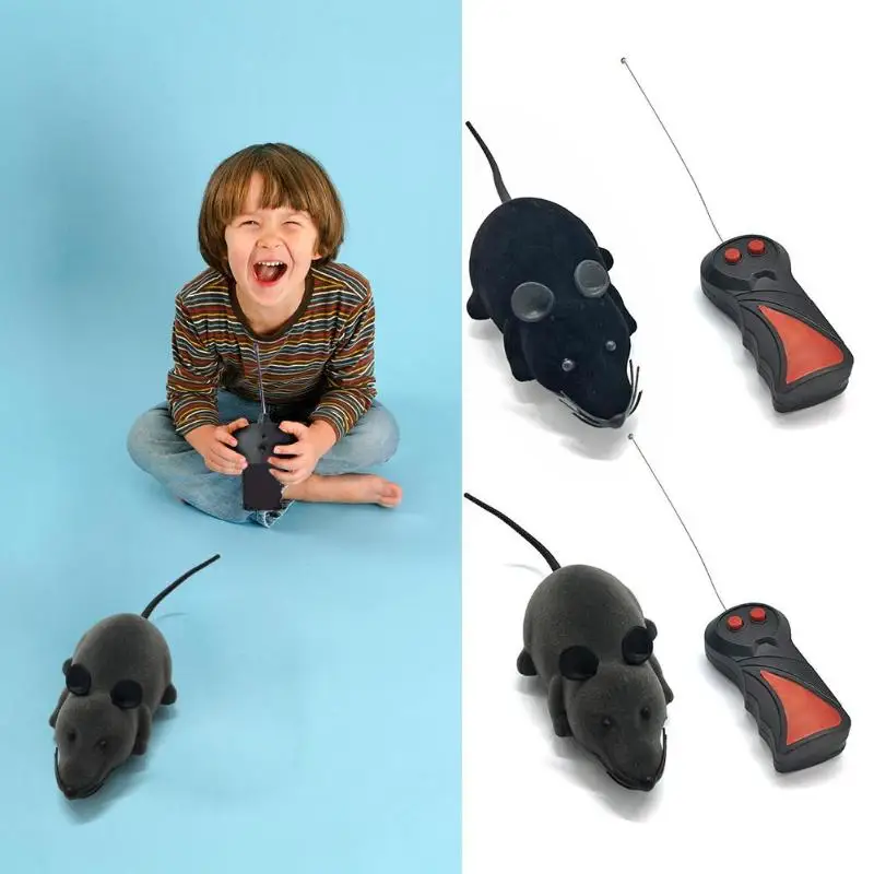 Мышь игрушки беспроводной RC мышки для котов игрушки пульт дистанционного управления ложная мышь Новинка игрушка