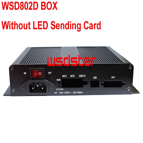 WSD802D коробка LED отправка карты внешняя Отправитель для установки TS852D TS852 TS851