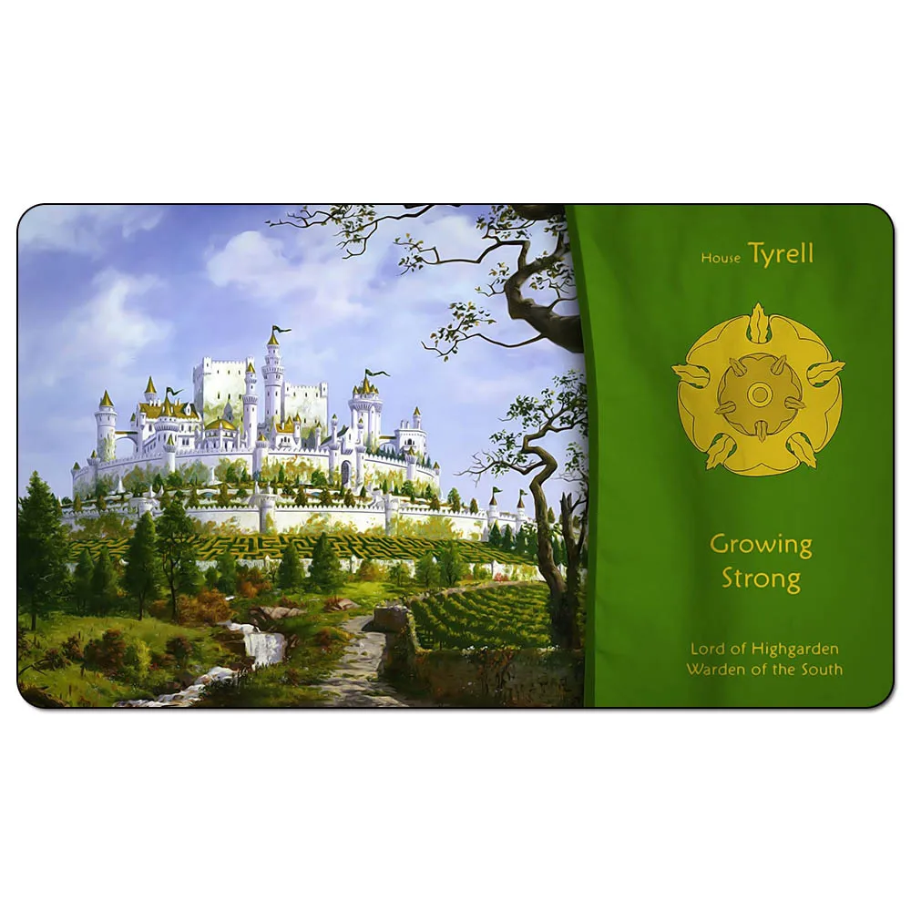 Игровой коврик для игры престолов замок дом Tyrell sigils волшебный игровой Песнь Льда