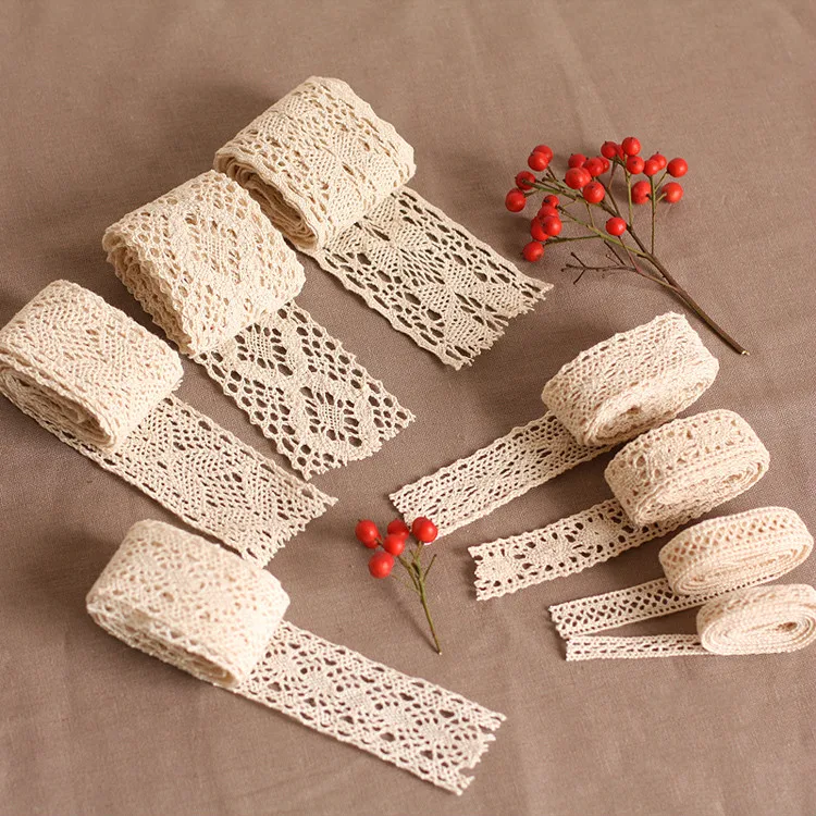 

10yard/lot random cotton lace Fabric/clothing materials textiles lace DIY