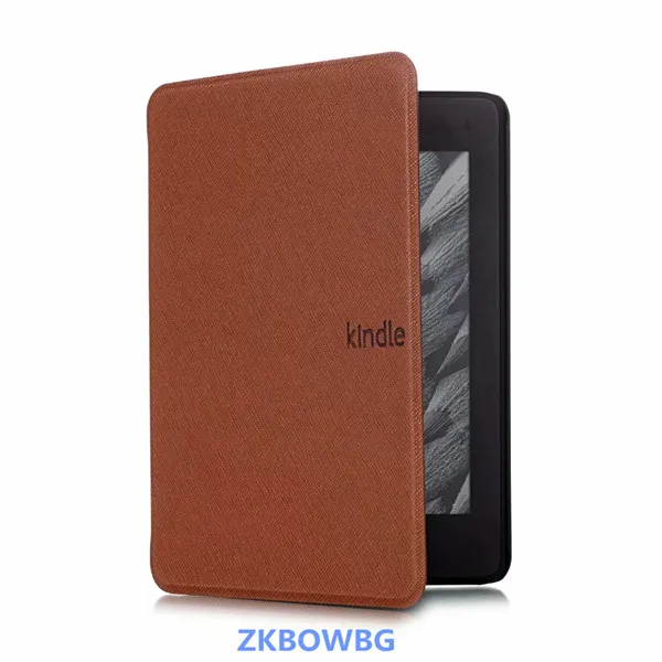 Коричневый Ультратонкий чехол для Amazon New Kindle Paperwhite 4 eReader(10th Generation Released) PQ94WIF Обложка для книги - Цвет: Коричневый