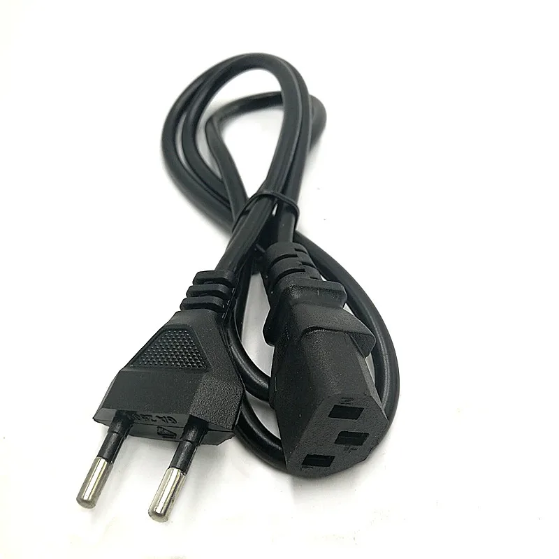 1pcs EU Plug AC Power Cord Cable 1m 100cm 3 plug contacts LED light 2835 5050 power adapter cable Charging line | Лампы и освещение
