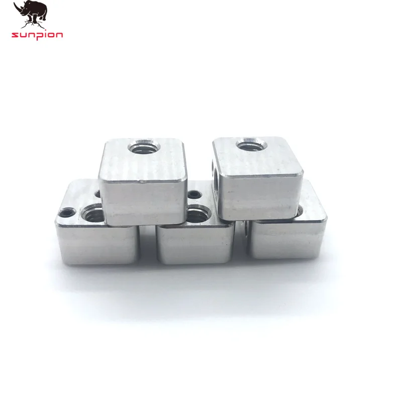 1pcs3d Запчасти для принтера высокое качество Алюминиевый V6 теплоблок V5 J head