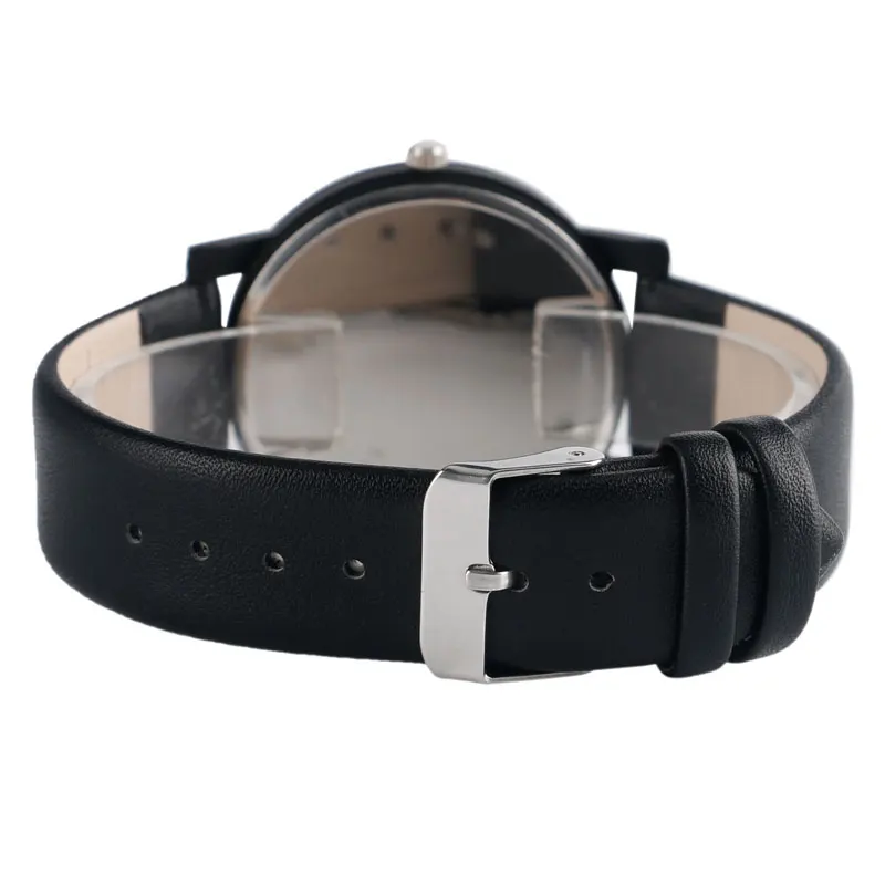 

Watches Men High Quality PU Leather New Fashion Quartz-Watch Stainless Steel Casual Women Clock Sport Gift Relogio Masculino