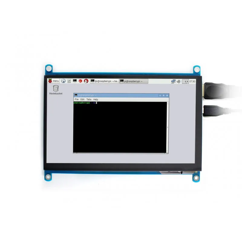 Raspberry pi 7 дюймовый HDMI LCD 1024x600 IPS емкостный сенсорный экран для RPI поддерживает