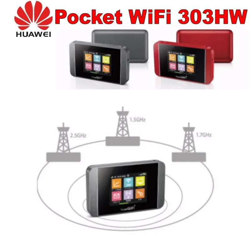 Разблокированный телефон Huawei Pocket WiFi 303HW|splitter| |