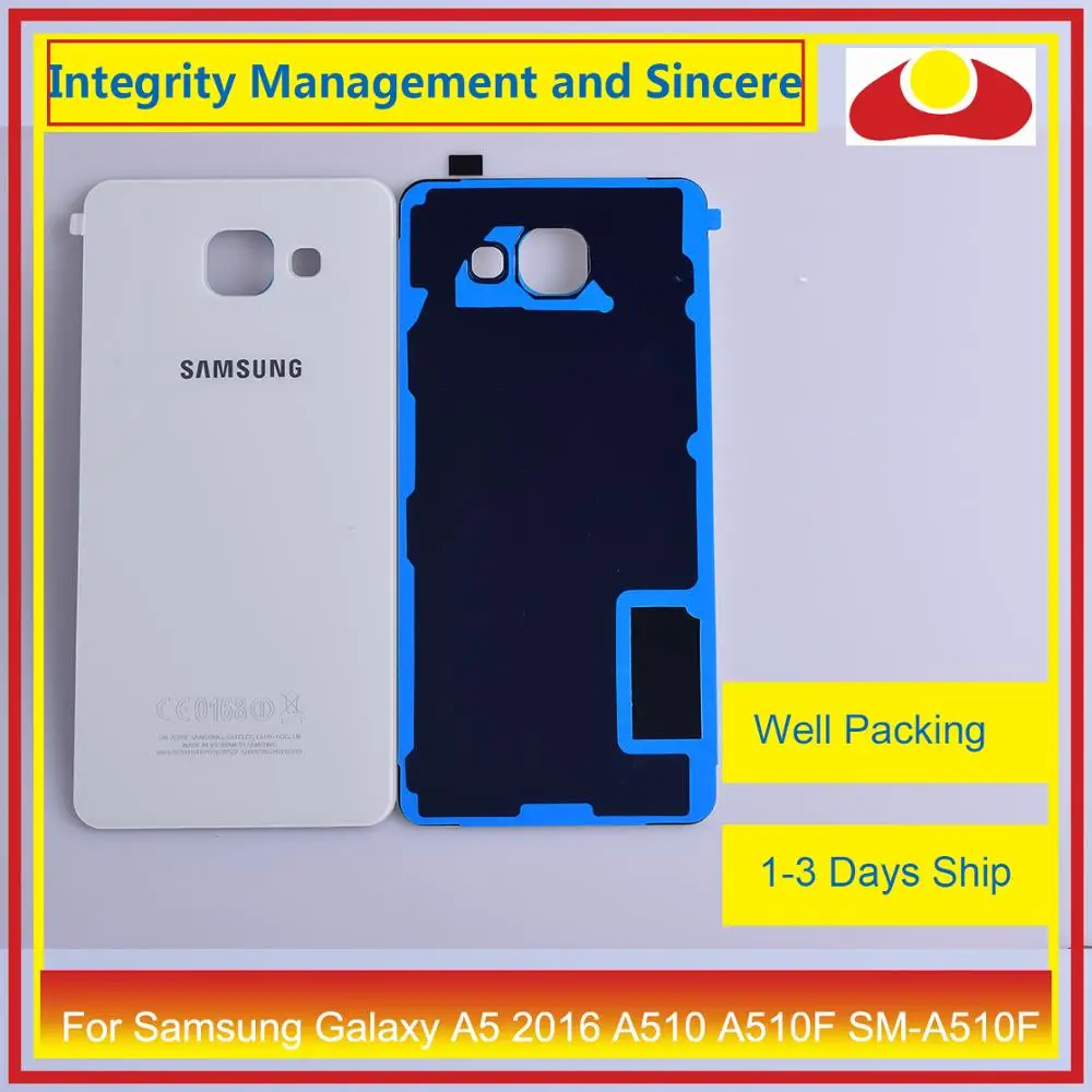 Оригинальный чехол для Samsung Galaxy A5 2016 A510 A510F корпус с аккумулятором задняя крышка
