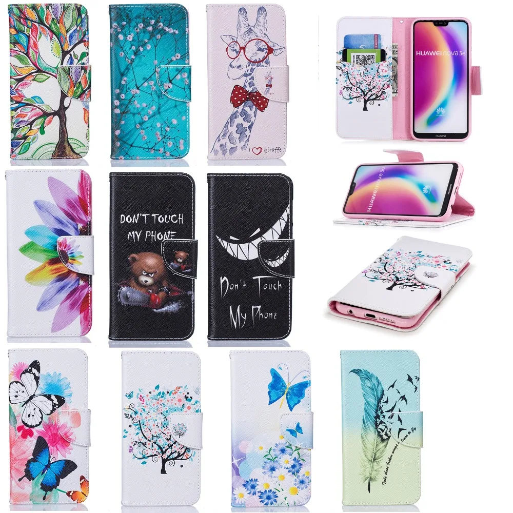 Чехол для Huawei P20 Lite Nova 3e чехол P20Lite чехлы Telefoon Hoesjes|Чехлы-портмоне| |