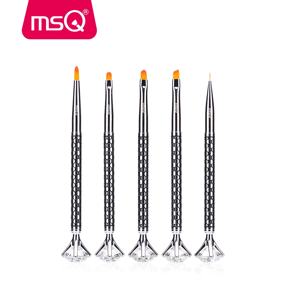 MSQ Новинка 5 шт. набор кистей для теней век подводка глаз смесь косметика мягкие