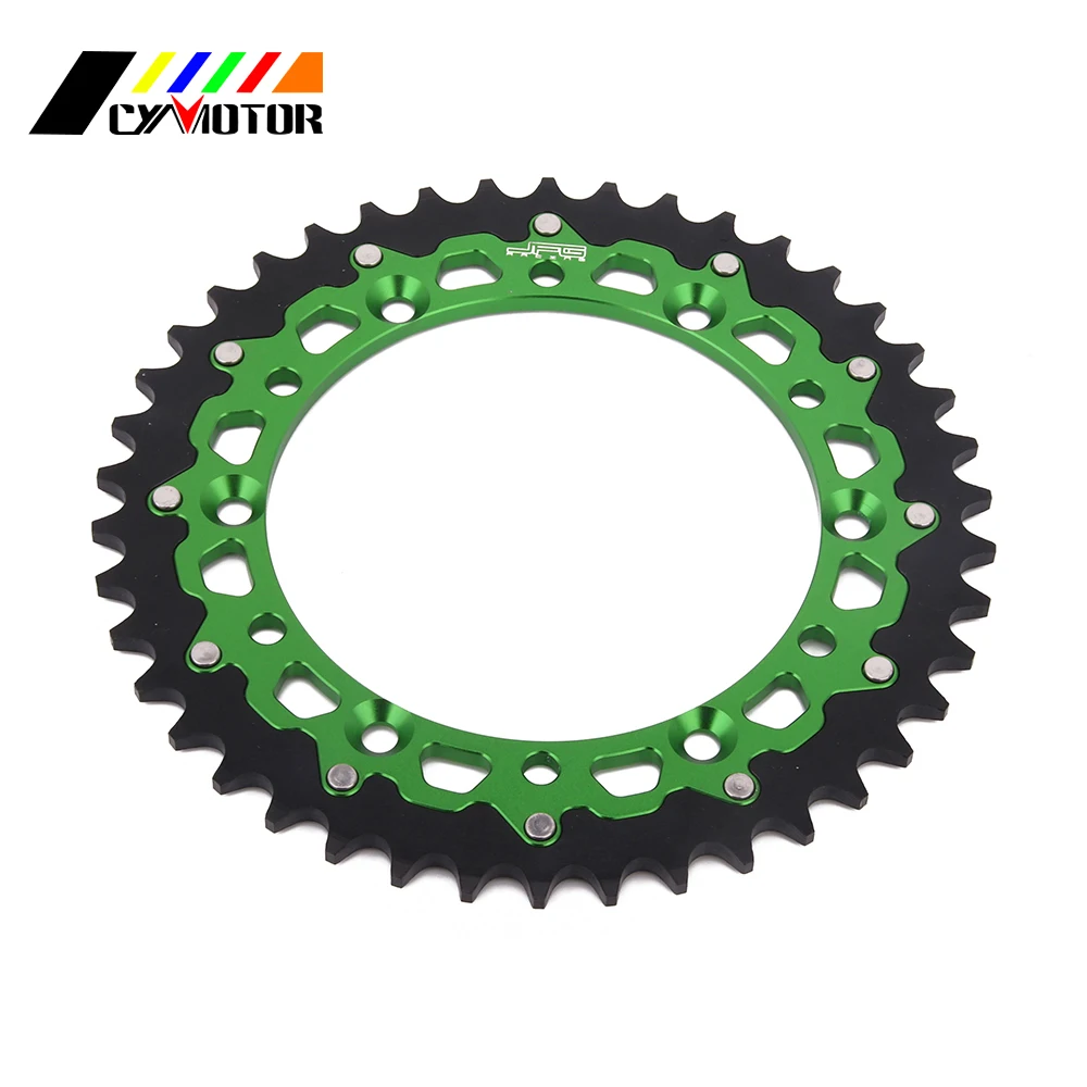 Задняя звездочка мотоцикла для Kawasaki Suzuki KDX KLX KX 125 200 200R 250 250F 300R 450R 450F 500 650 RMZ250 RMZ