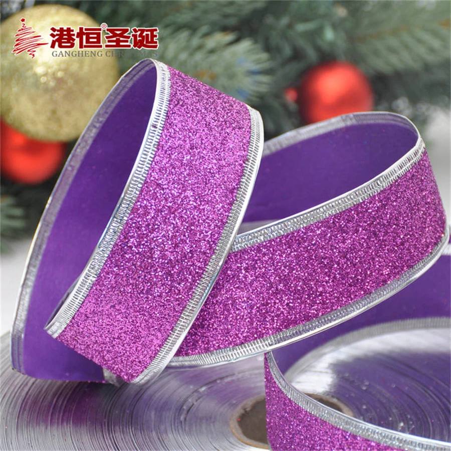 Рождественские ленты 3 8 см * 200 (1 5 &quot* 78 74&quot) xmas лук порошок украшения вечерние