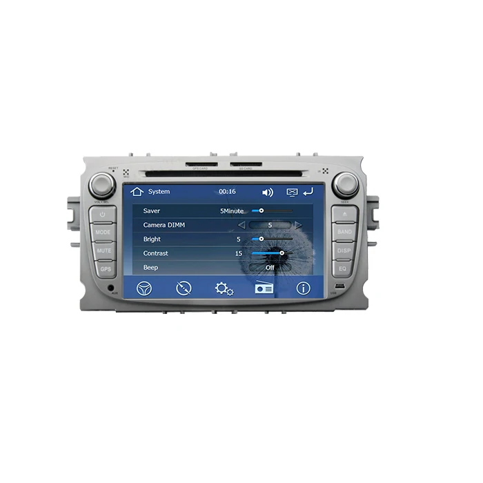 7 &quot2 din Dvd-плеер Автомобиля Для FORD Mondeo S-MAX Connect FOCUS 2008-2011 с GPS Navi странения Bluetooth ТВ