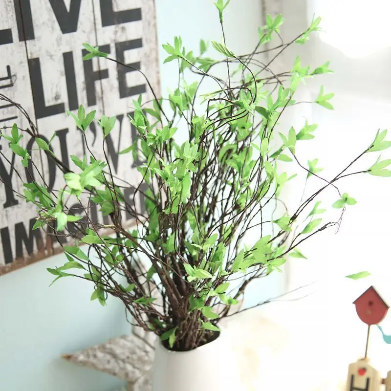 

90cm Artificial Plants Sprout Buds Pe Foam Willow Branch Artificial Flowers Dry for Home Wedding Decoration
