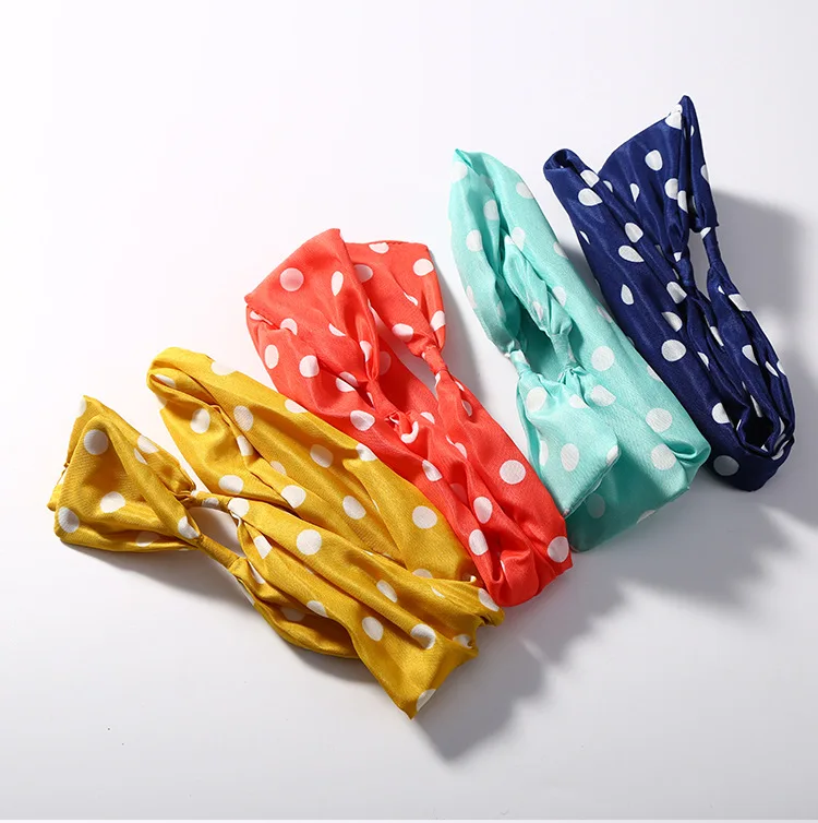 Koearn шифон обручи для волос DIY Галстуки повязки женщин девушки аксессуары милый